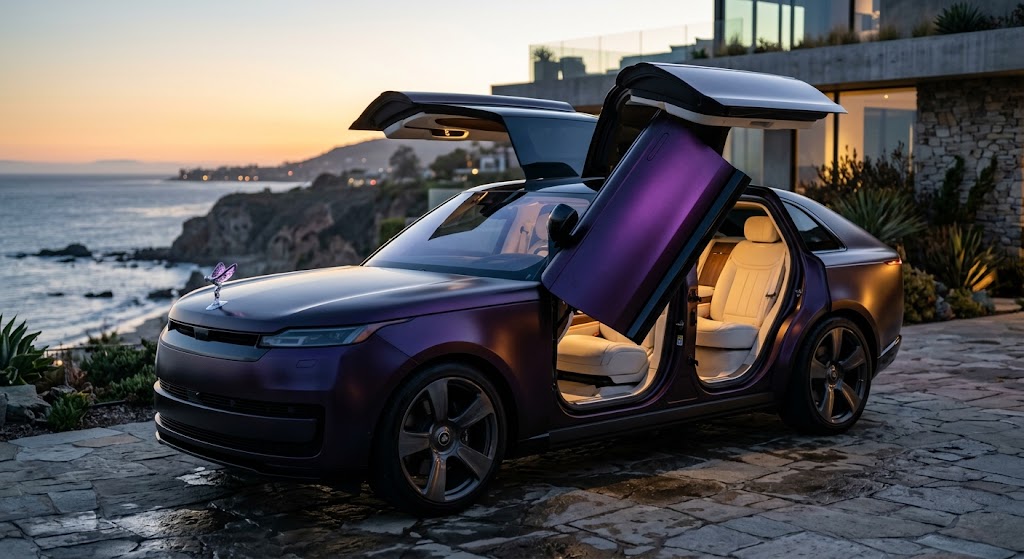 External Look Dihedral Gullwing Villa